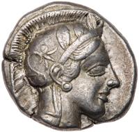 Attica, Athens. Silver Tetradrachm (17.16 g), ca. 454-404 BC