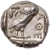 Attica, Athens. Silver Tetradrachm (17.17 g), ca. 454-404 BC - 2