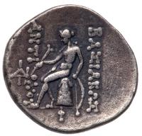Seleukid Kingdom. Antiochos III, "The Great"Â, 222-187 BC. Silver Drachm (4.12 g). - 2