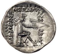 Parthian Kingdom. Mithradates I. Silver Drachm (4.13 g), ca. 171-138 BC - 2