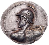 Baktrian Kingdom. Eukratides I. Silver Tetradrachm (16.94 g), ca. 171-145 BC