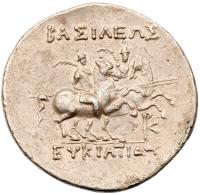 Kingdom of Baktria. Eukratides I Megas, ca. 170-145 BC. - 2