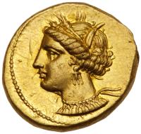 Zeugitania, Carthage. Gold Stater (9.20 g), ca. 350-320 BC