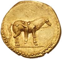 Q. Labienus. Gold Aureus, 40 BC. 8.05g - 2