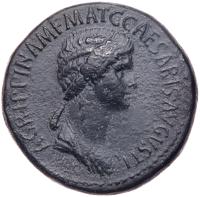 Agrippina I. Ã Sestertius (26.70 g), Died AD 33