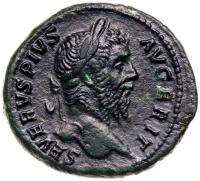 Septimius Severus, AD 193-211. Ãâ  As (11.92 g),