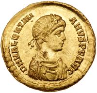 Valentinian II. Gold Solidus (4.48 g), AD 375-392