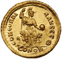 Valentinian II. Gold Solidus (4.48 g), AD 375-392 - 2