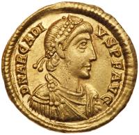 Arcadius. Gold Solidus (4.53 g), AD 383-408