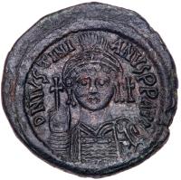 Justinian I. Ã 1/2 Follis (11.51 g), 527-565