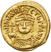 Maurice Tiberius. Gold Solidus (4.42 g), 582-602