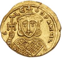 Constantine V Copronymus. Gold Solidus (4.44 g), 741-775 - 2