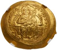 Constantine IX Monomachus 1042-1046. Gold Histamenon Nomisma (4.39 g)