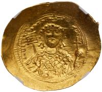 Constantine IX Monomachus 1042-1046. Gold Histamenon Nomisma (4.39 g) - 2