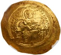 Constantine IX Monomachus, 1042-1046. Gold Histamenon Nomisma (4.38 g)