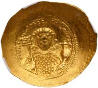 Constantine IX Monomachus, 1042-1046. Gold Histamenon Nomisma (4.38 g) - 2