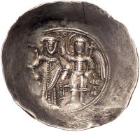 Isaac II Angelus. Electrum Aspron Trachy (4.21 g), 1185-1195 - 2