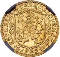 Czechoslovakia-Republic. Gold Ducat, 1925 - 2