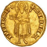 France: Orange. Raymond V (1340-1393). Gold Florin d'or, undated