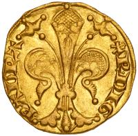 France: Orange. Raymond V (1340-1393). Gold Florin d'or, undated - 2