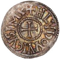 France. Carolingian. Louis the Pious (814-840). Silver Denier