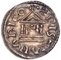 France. Carolingian. Lothaire I, As Emperor (840-855). Silver Denier - 2