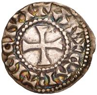France. Carolingian. Raoul (923-936). Silver Denier