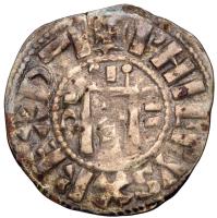 France. Philip I (1060-1108). Silver Denier, undated