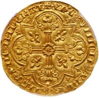 France. Jean II Le Bon (1350-1364). Gold Mouton d'or, undated - 2