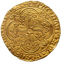 France. Charles V (1364-1380). Gold Franc a Pied, undated - 2