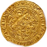 France. Charles VI (1380-1422). Gold Ecu d' or a la couronne, undated - 2