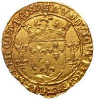 France. Louis XI (1461-1483). Gold Ecu d'or Ã  la couronne, undated