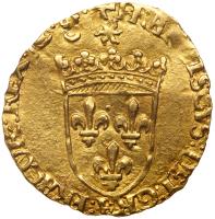 France. Francis I (1515-1547). Gold Ecu d'or au soleil, ND