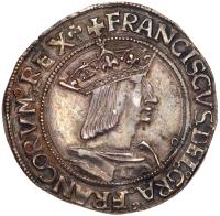France. Francis I (1515-1547). Silver Teston, undated