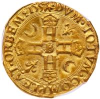 France. Henri II (1547-1559). Gold 2 Henri d'or, 1557-B - 2