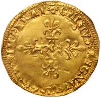 France. Charles IX (1560-1574). Gold Ecu d'or, 1567-N - 2