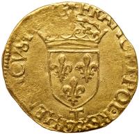 France. Henri III (1574-1589). Gold Ecu d'or, 1578-T