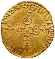 France. Henri III (1574-1589). Gold Ecu d'or, 1578-T - 2