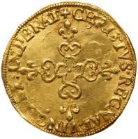 France. Henri III (1574-1589). Gold Ecu d'or, 1584-A - 2