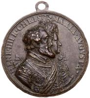 France. Henri IV (1589-1610). Bronze Medal, 1603