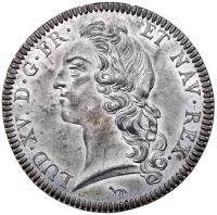 France. Louis XV (1715-1774). Ecu au bandeau Obverse and Reverse Cliche, 1740 K