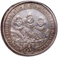 German States: Brandenburg-Ansbach. Friedrich, Albrecht and Christian (1625-1634). Taler, 1629