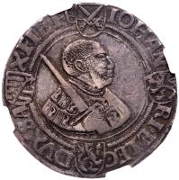 German States: Saxony- Ernestine. Johann Friedrich and Georg (1532-1539). Taler, 1536