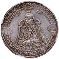 German States: Saxe-Old-Weimar. Friedrich Wilhelm I and Johann III (1573-1602). Taler, 1585 - 2