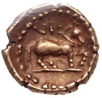 Great Britain. Celtic. Regni-Atrebates. Verica (c. AD 10-40). Gold Quarter Stater