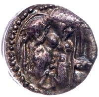 Great Britain. Anglo-Saxon. Kent, Aethelberht II, 725-762. Silver Sceatta, Series "V", c. 725.