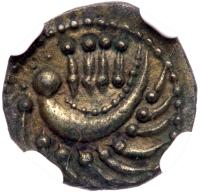 Great Britain. Anglo-Saxon, Mercia, Aethelbald, 716-757: Silver Sceatta, 1.06 g. Series "T", type 9. c. 730. - 2