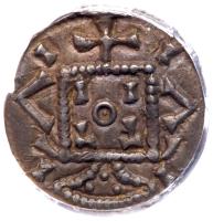 Great Britain. Anglo-Saxon. East Anglia, Aelfwald, 713-749. Silver Sceatta. 1.17 g. - 2