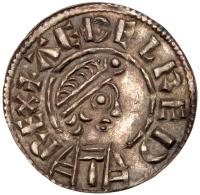 Great Britain. Kings of Wessex. Aethelred I (865-871). Silver Penny, undated