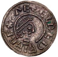 Great Britain. Kings of Wessex. Aethelred I (865-871). Silver Penny, undated